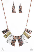 Load image into Gallery viewer, A fan of the tribe - copper necklace B013
