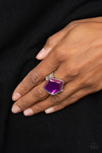 Load image into Gallery viewer, Abstract Escapade - Purple ring C012
