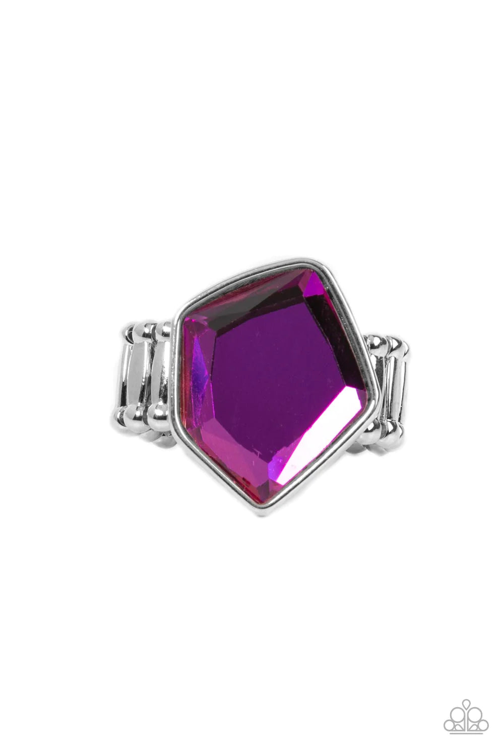 Abstract Escapade - Purple ring C012