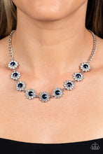 Load image into Gallery viewer, Blooming Brilliance - Blue necklace Plus matching bracelet Prismatic Palace A028
