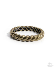 Load image into Gallery viewer, Carefree Curls  - Brass bracelet E046
