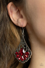 Load image into Gallery viewer, Exemplary Elegance - Red Earring C030
