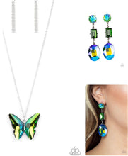 Load image into Gallery viewer, $16 SET: The Social Butterfly Effect - green necklace A084/D013
