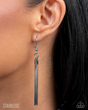 Load image into Gallery viewer, Herringbone Haute - Silver necklace June 2025 LOP LR
