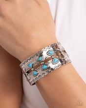 Load image into Gallery viewer, Harmonious Haven - Blue cuff bracelet A046
