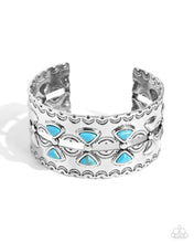 Load image into Gallery viewer, Harmonious Haven - Blue cuff bracelet A046
