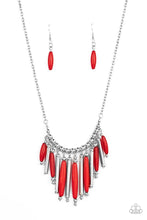 Load image into Gallery viewer, Bohemian Breeze - Red necklace D027
