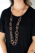 Load image into Gallery viewer, Elegantly Ensnared - copper necklace 1595
