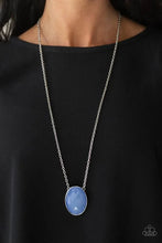 Load image into Gallery viewer, Intensely Illuminated -blue necklace 1595
