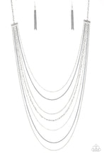 Load image into Gallery viewer, Radical Rainbows - silver necklace 1595
