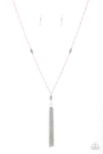 Load image into Gallery viewer, Tassel Takeover - pink necklace 1595

