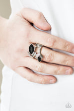 Load image into Gallery viewer, Flawless Foliage - black ring 1594
