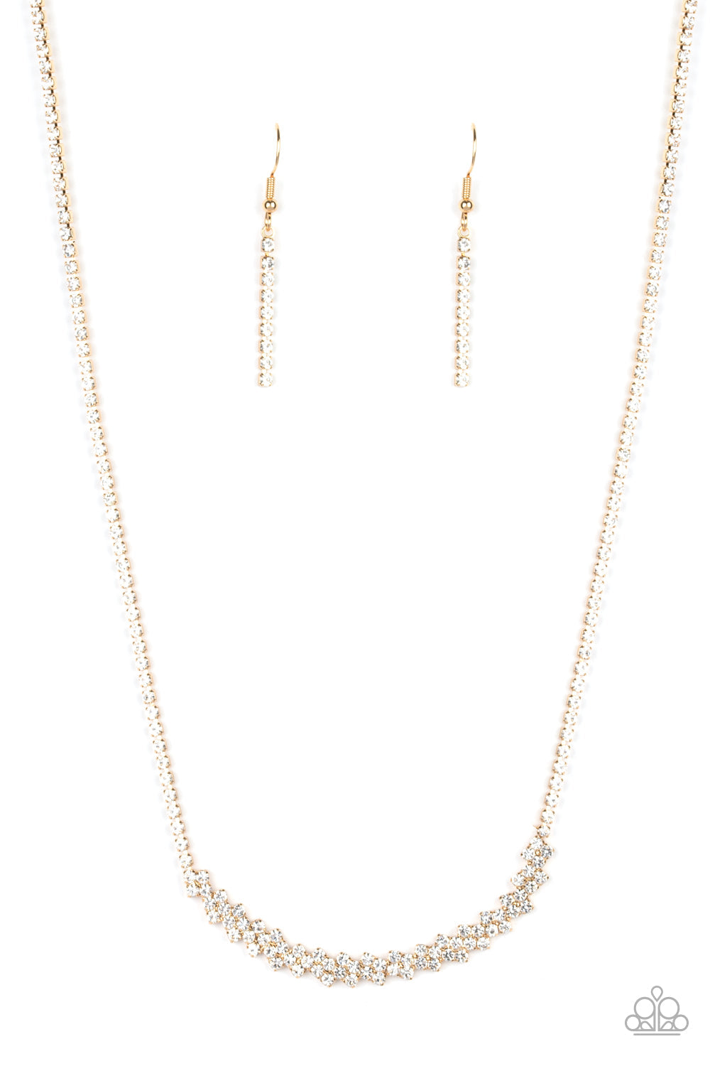 Glamour Glow - gold necklace 1594