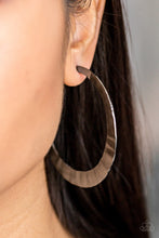 Load image into Gallery viewer, Slayers Gonna Slay - Black hoop earring 1594
