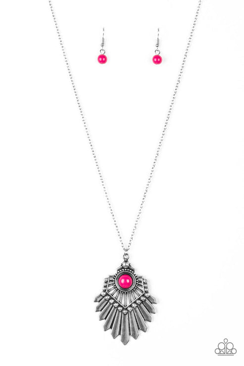 Inde-PENDANT Idol - pink necklace 1593