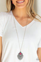 Load image into Gallery viewer, Inde-PENDANT Idol - pink necklace 1593
