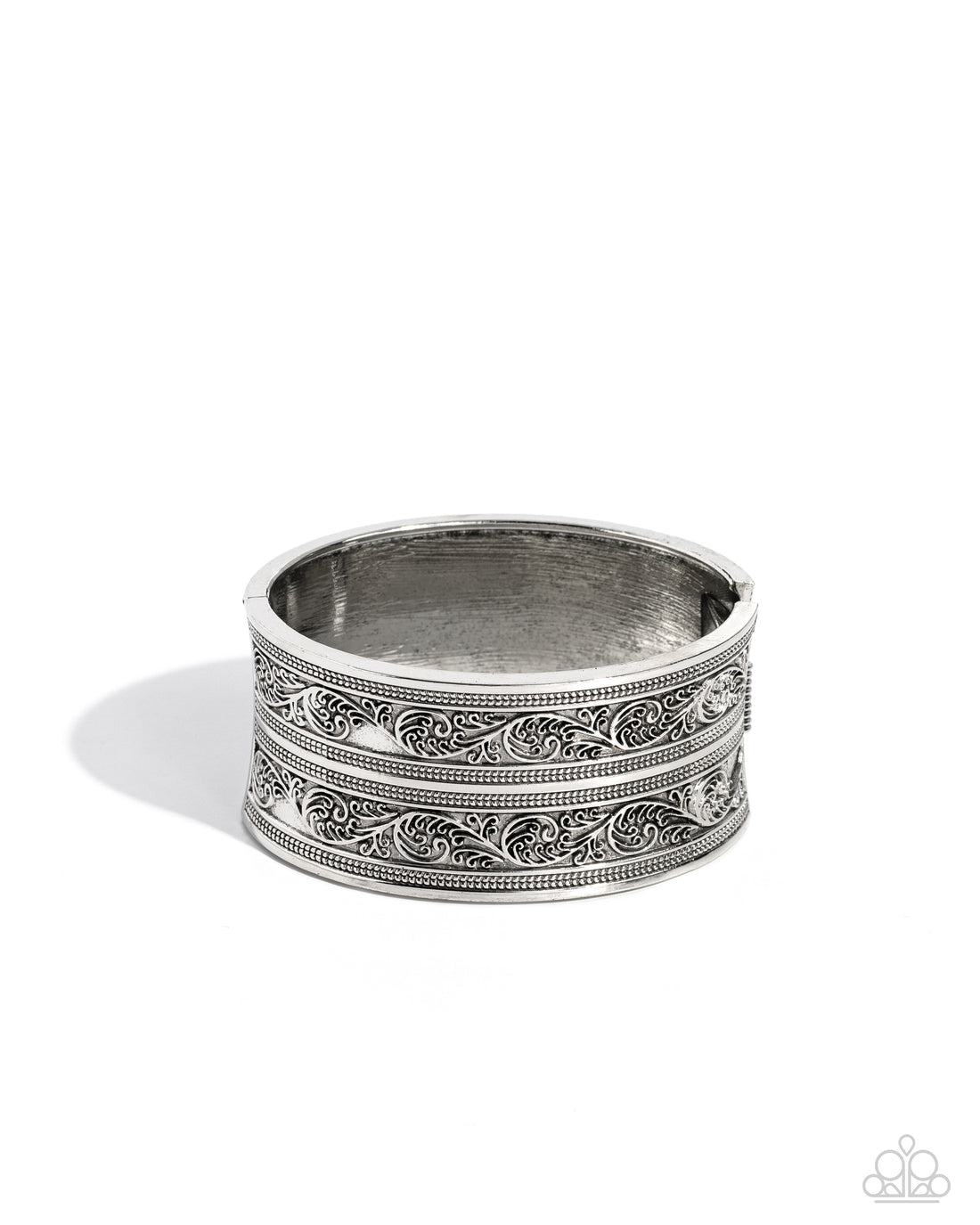 Eclectic European - Silver hinge bracelet B066