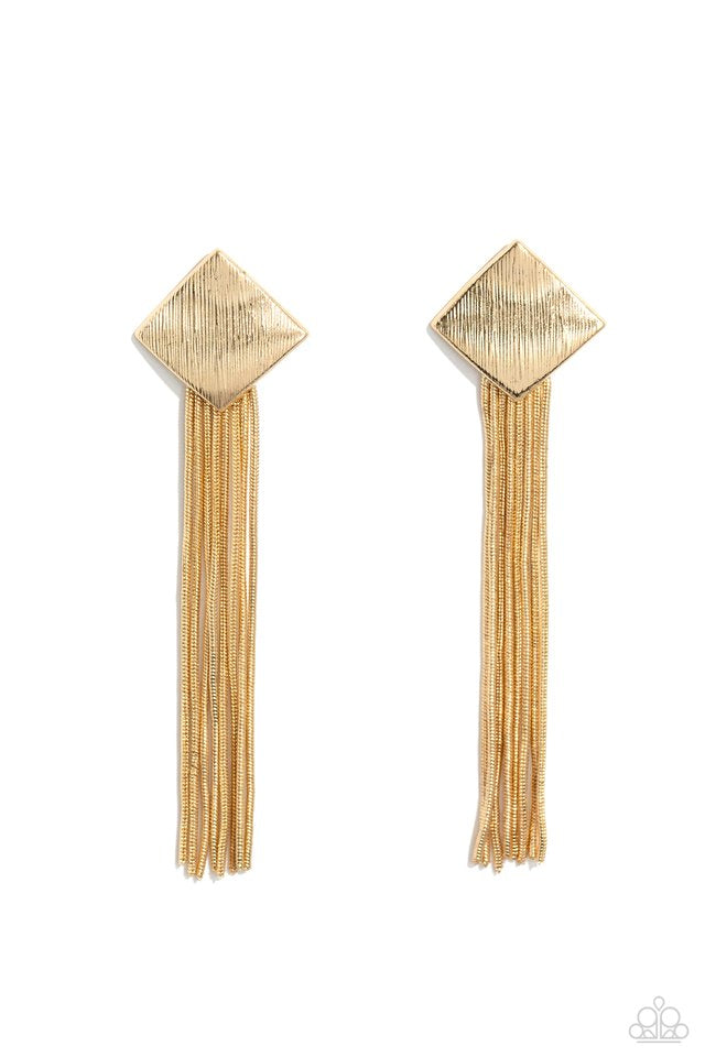 Experimental Elegance - Gold earring B063