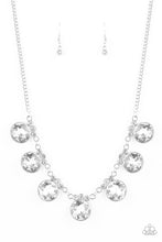 Load image into Gallery viewer, Glow-getter Glamour - white necklace A049
