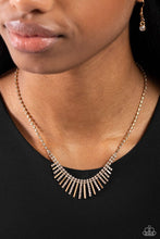 Load image into Gallery viewer, Flare to be different - gold necklace E016
