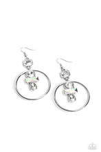 Load image into Gallery viewer, Geometric Glam - white earring A046
