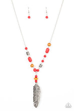 Load image into Gallery viewer, Watch Me Fly - red necklace A046
