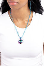 Load image into Gallery viewer, Las Vegas Dip - blue necklace E080
