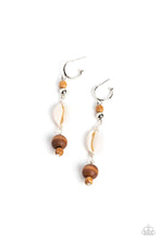 Load image into Gallery viewer, Coastal Cowabunga - Brown earring C030
