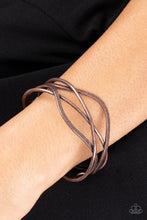 Load image into Gallery viewer, Fierce Fusion - copper cuff bracelet C033
