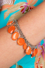 Load image into Gallery viewer, Serendipitous Shimmer - orange bracelet C033
