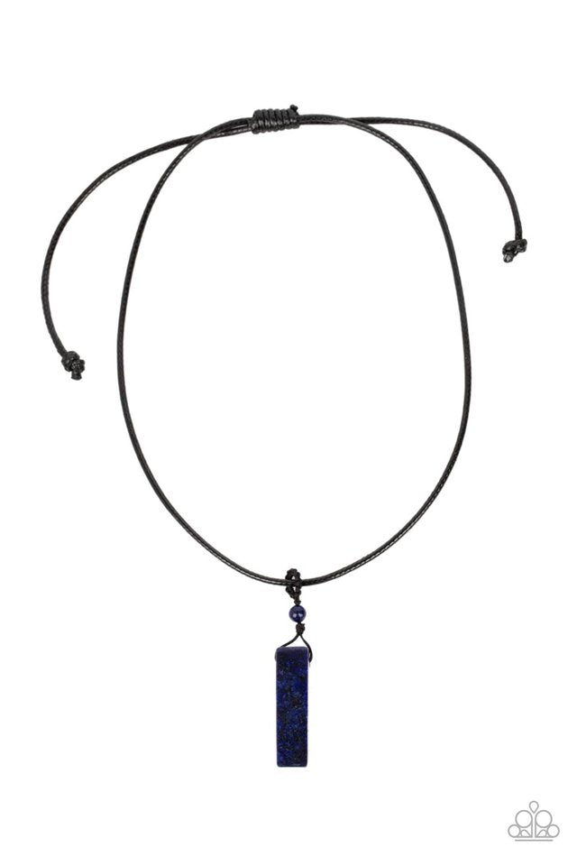 Comes back ZEN-fold - blue urban necklace C033