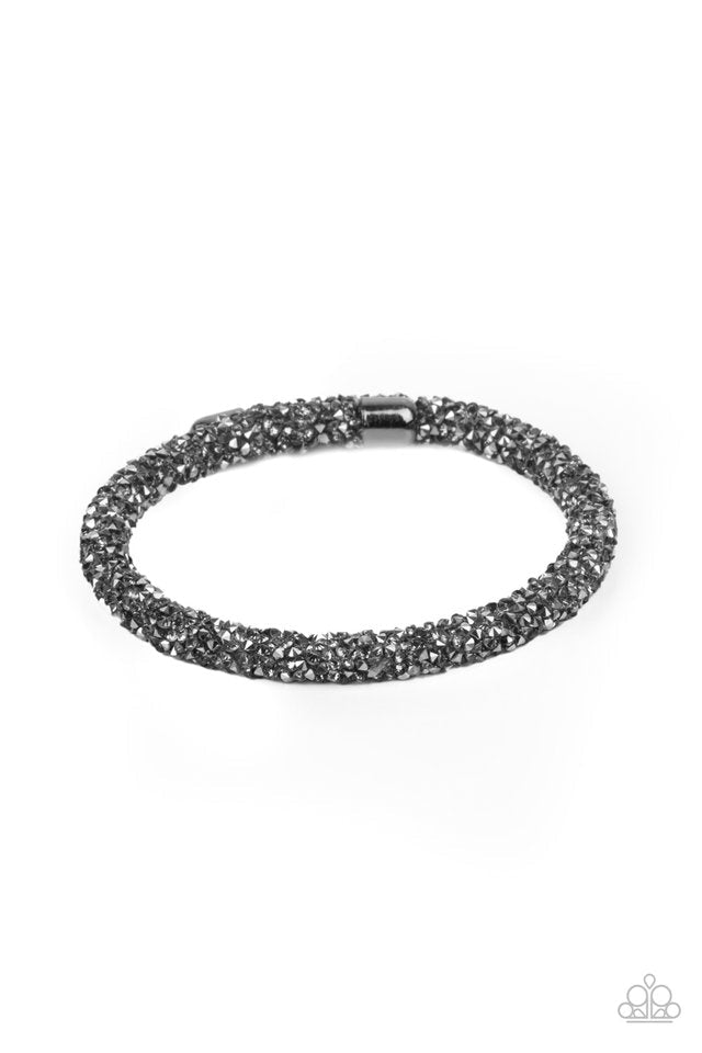 Roll Out The Glitz - Black coil bracelet Black Diamond Exclusive B088