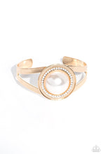Load image into Gallery viewer, Put On The Glitz - gold cuff bracelet C033

