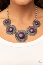Load image into Gallery viewer, Detail Orientated - purple necklace C033
