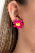 Load image into Gallery viewer, Sensational Seeds - pink post earring C033
