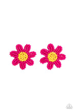 Load image into Gallery viewer, Sensational Seeds - pink post earring C033
