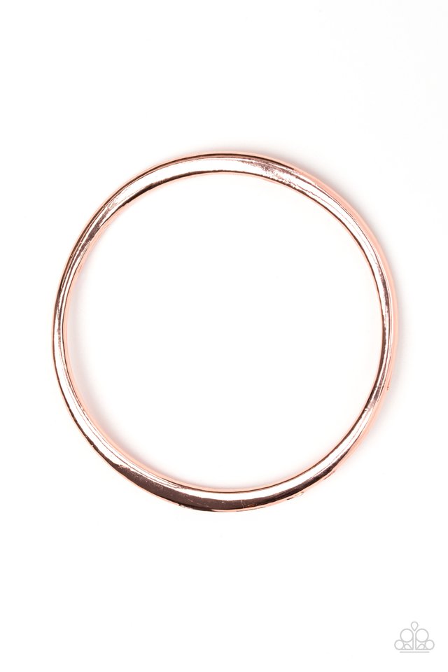 Awesomely Asymmetrical - copper bracelet A071
