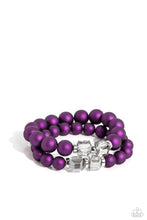 Load image into Gallery viewer, Shopaholic Showdown - purple bracelet A086
