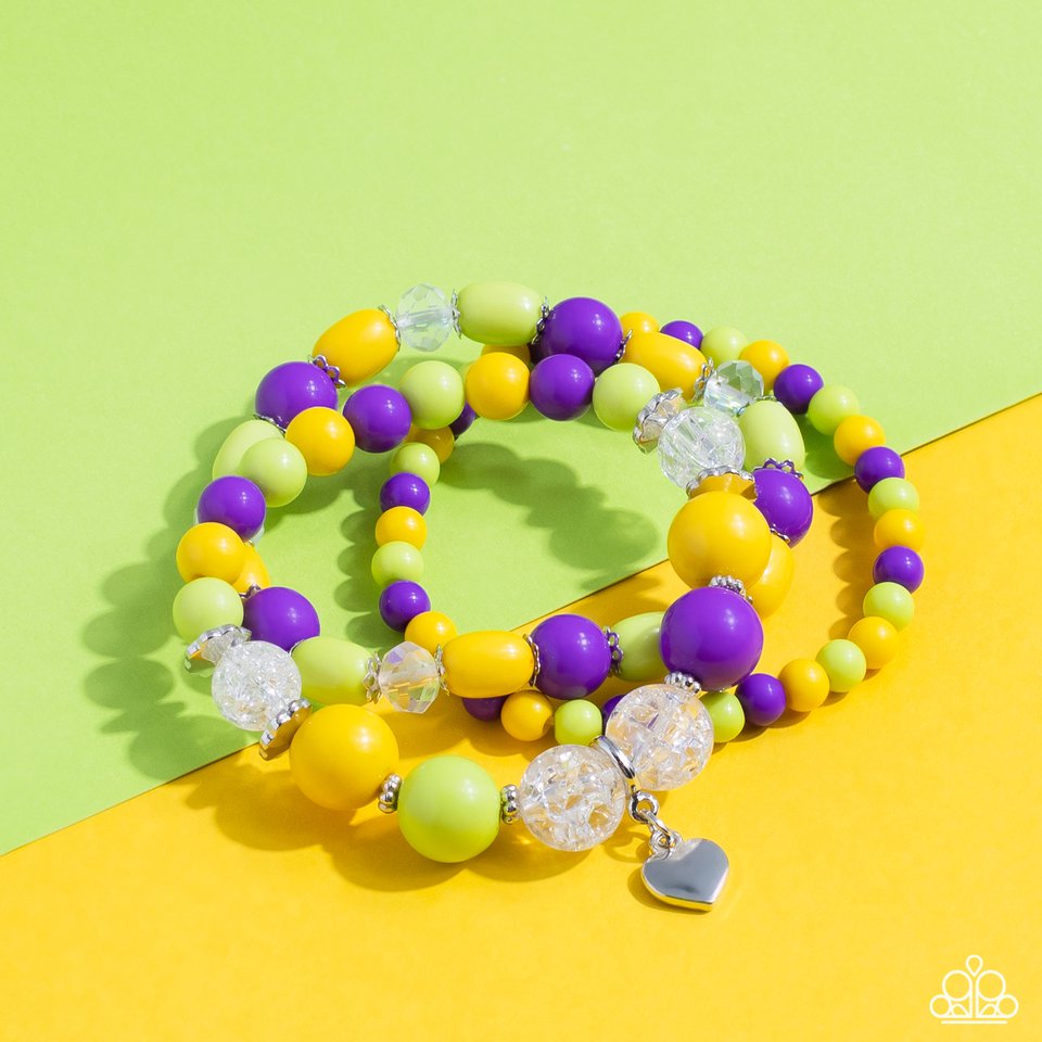 Heartfelt Haven - green bracelet A086