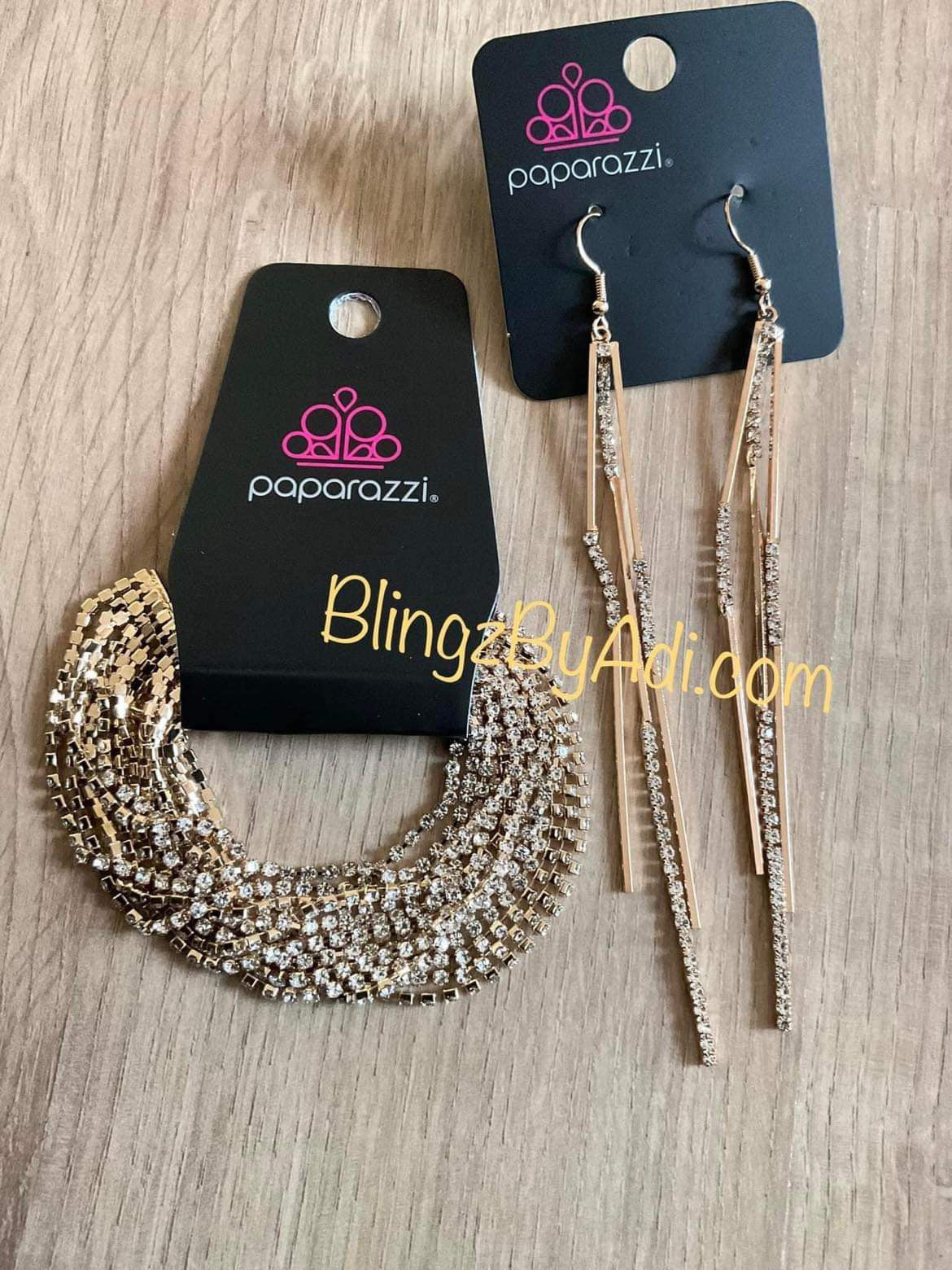 $16 I woke up like this - gold set