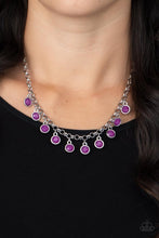 Load image into Gallery viewer, Moonbeam Magic - purple necklace A038
