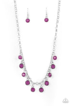 Load image into Gallery viewer, Moonbeam Magic - purple necklace A038
