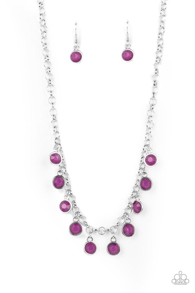 Moonbeam Magic - purple necklace A038