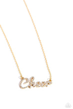 Load image into Gallery viewer, Cheer Squad - gold necklace A035
