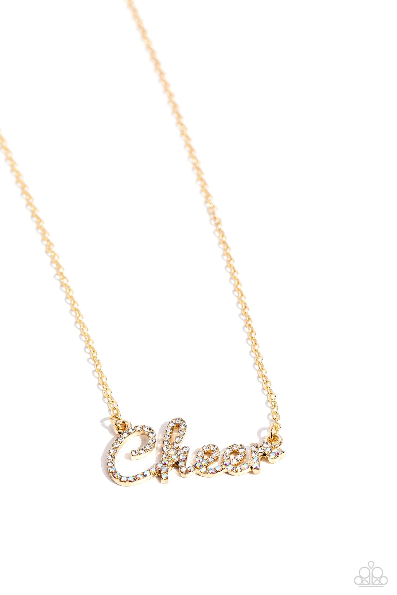Cheer Squad - gold necklace A035