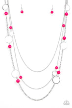 Load image into Gallery viewer, Beachside Babe - pink necklace D027
