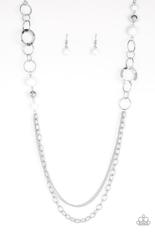 Modern Motley - White necklace 528