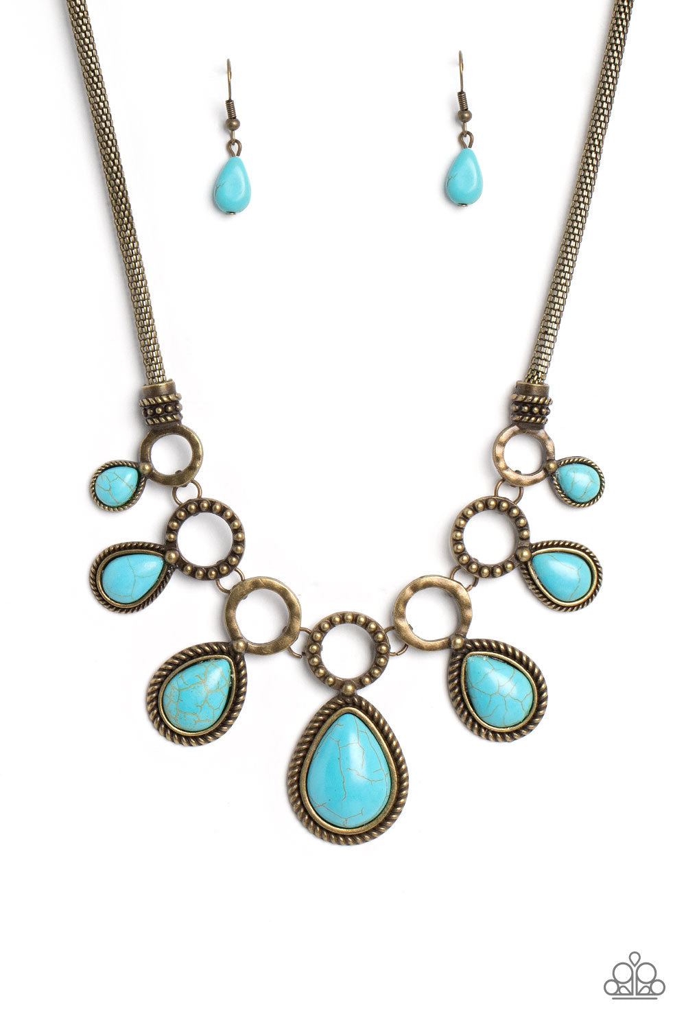 Riverside Relic - Brass necklace D085