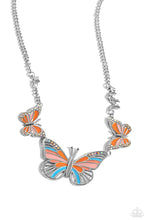Load image into Gallery viewer, The Flight Direction - orange necklace D008
