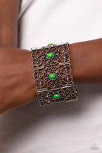 Load image into Gallery viewer, Fairest filigree - green bracelet A064
